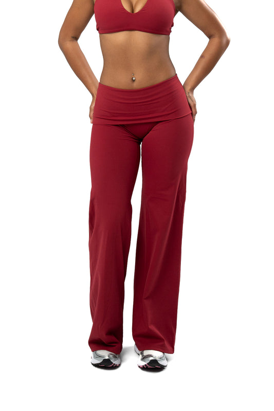 Fold Over Flares - Berry (Preorder Dispatching Mid October)