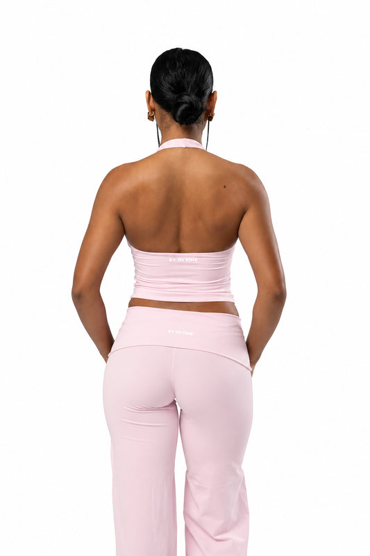 Sculpt Cross Tank - Blush (Preorder Dispatching Early November)