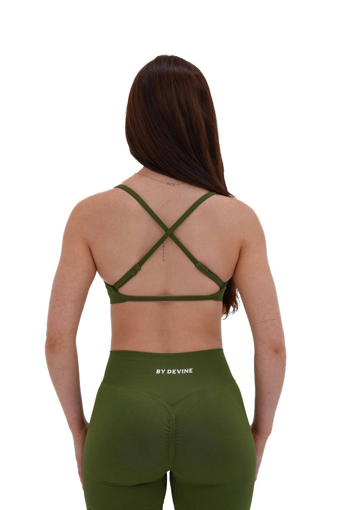 Essential Crop - Khaki - by devine co