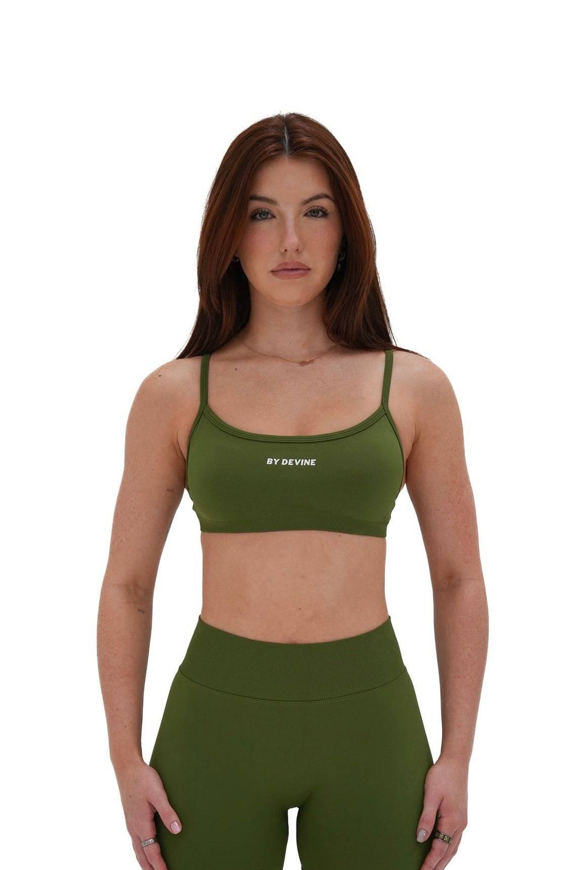 Essential Crop - Khaki - by devine co