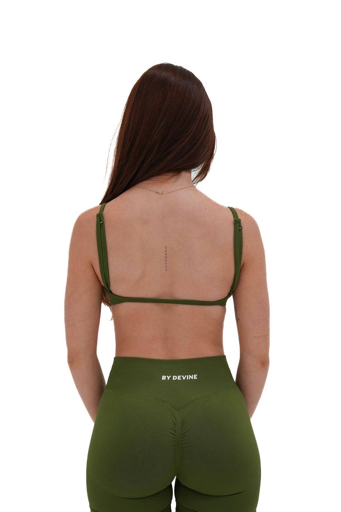 Essential Crop - Khaki - by devine co