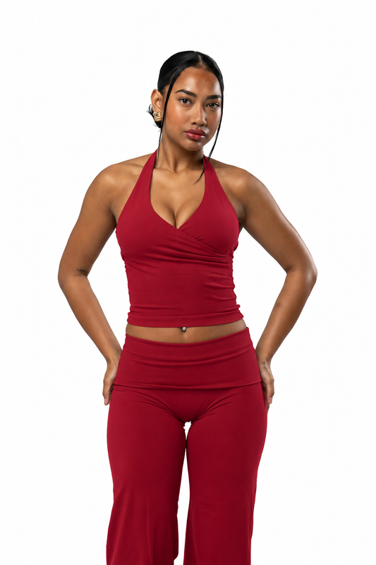 Sculpt Cross Tank - Berry (Preorder Dispatching Early November)