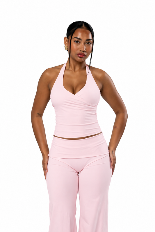 Sculpt Cross Tank - Blush (Preorder Dispatching Early November)