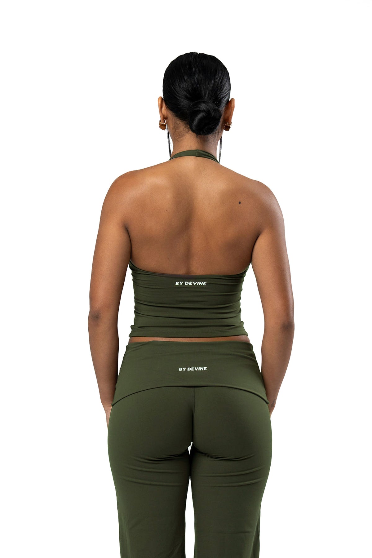 Sculpt Cross Tank - Olive (Preorder Dispatching Early November)