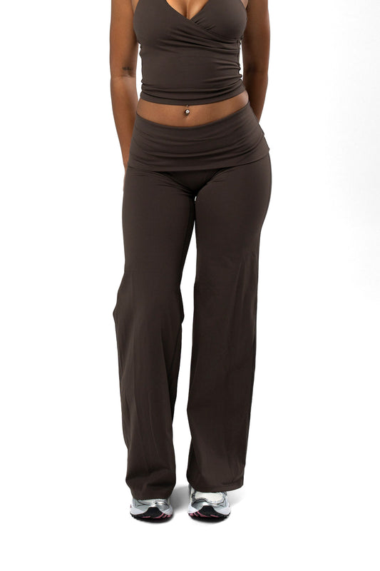 Fold Over Flares - Mocha (Preorder Dispatching Mid September)
