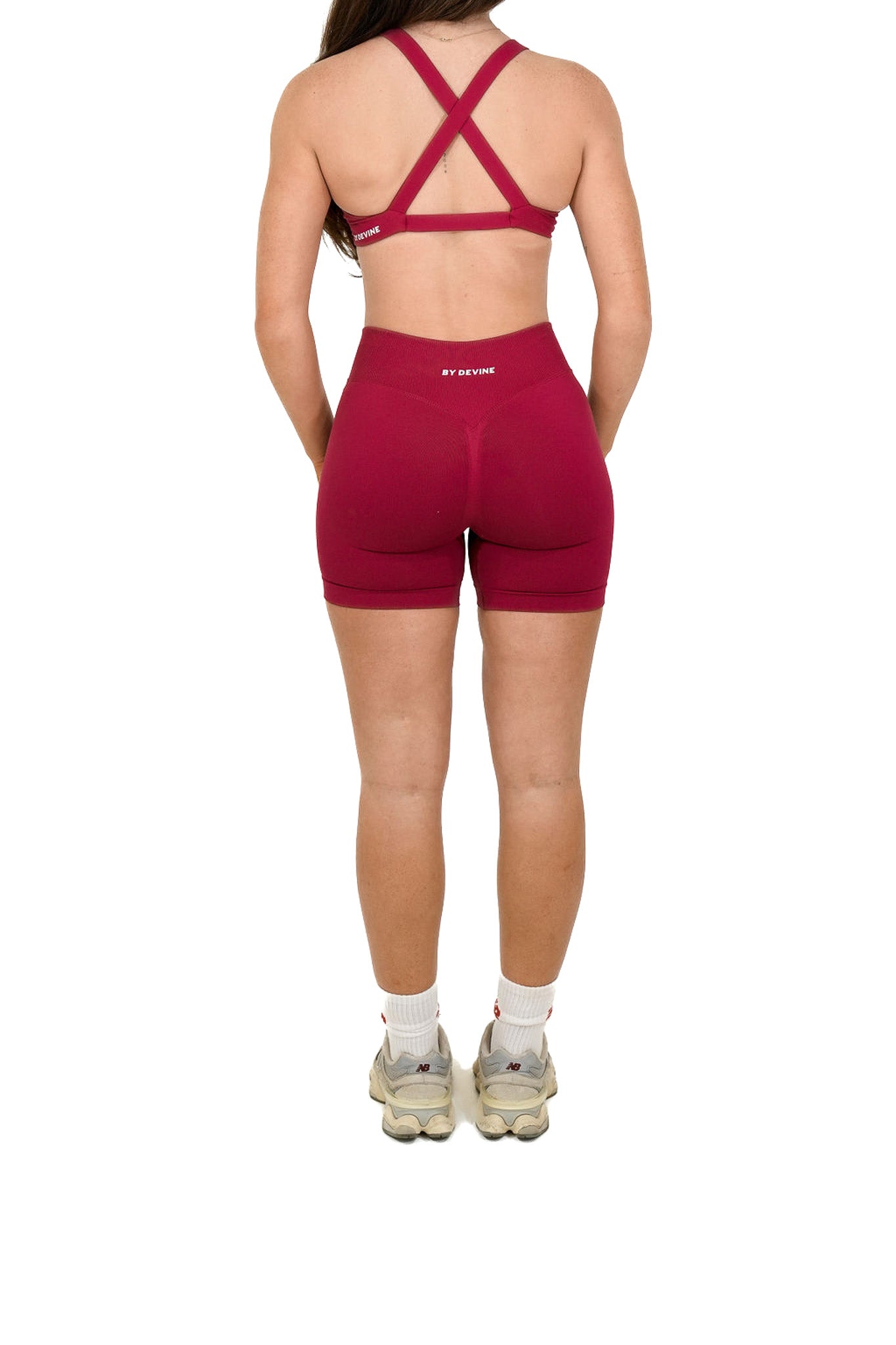 Evolve Seamless Scrunch Shorts - Raspberry