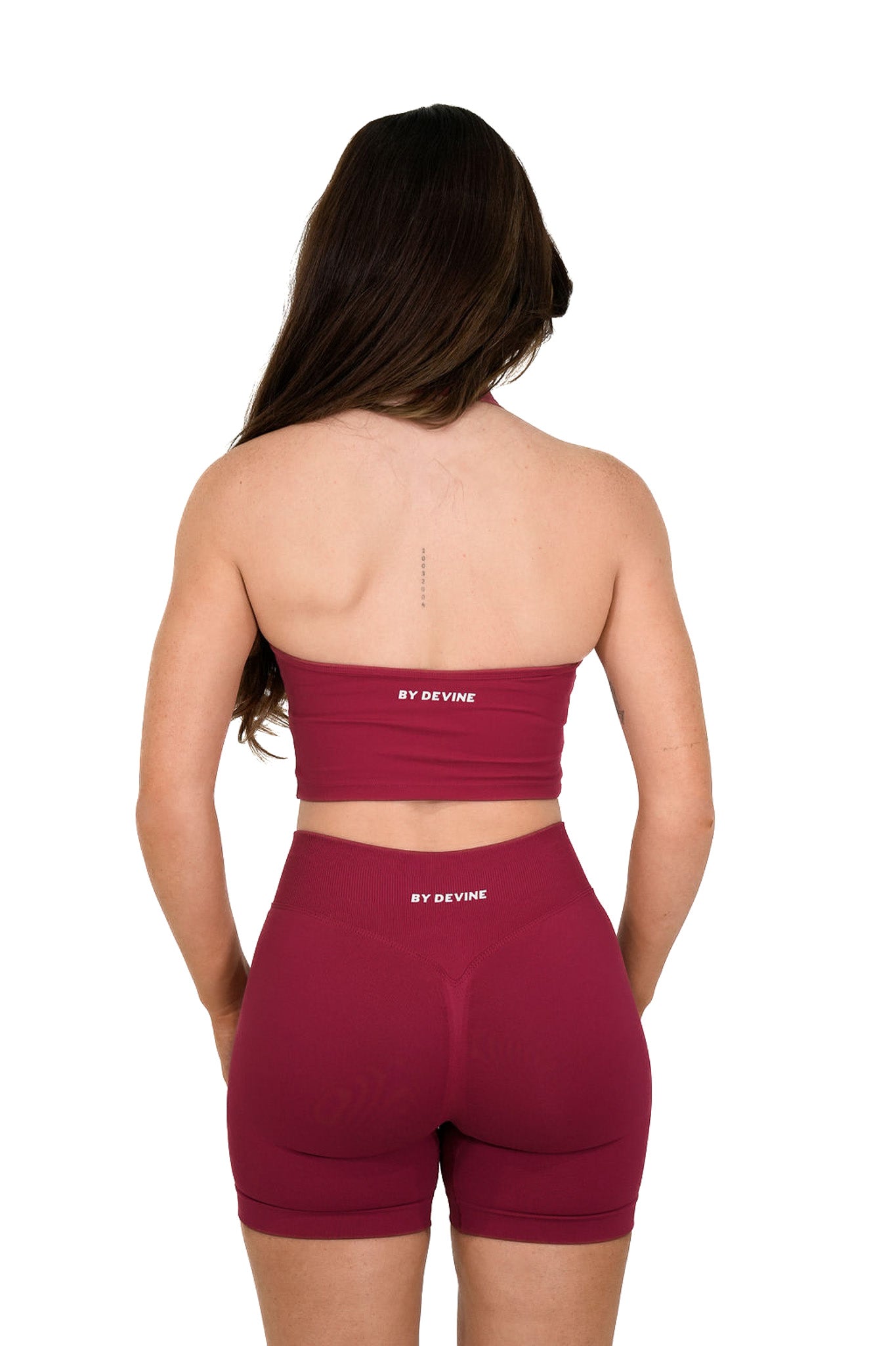 Elevate Halter Singlet - Raspberry