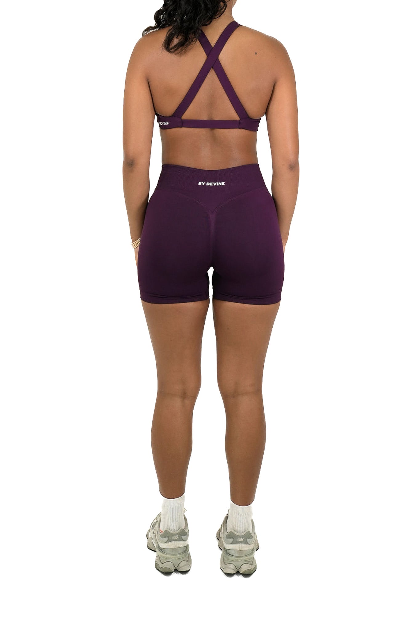 Evolve Seamless Scrunch Shorts - Purple