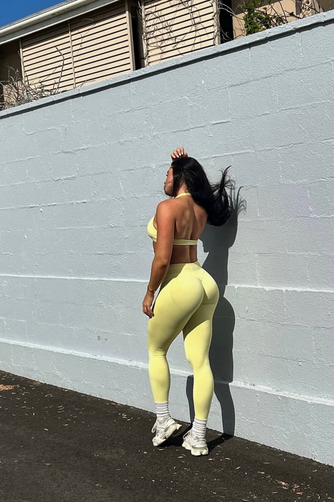 Evolve Seamless Scrunch Leggings - Butter