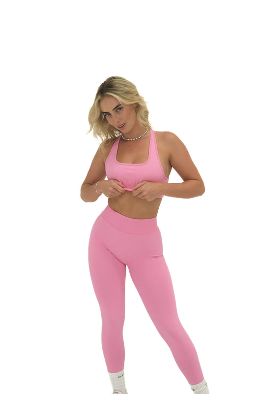 V Sculpt Scrunch Leggings - Pink