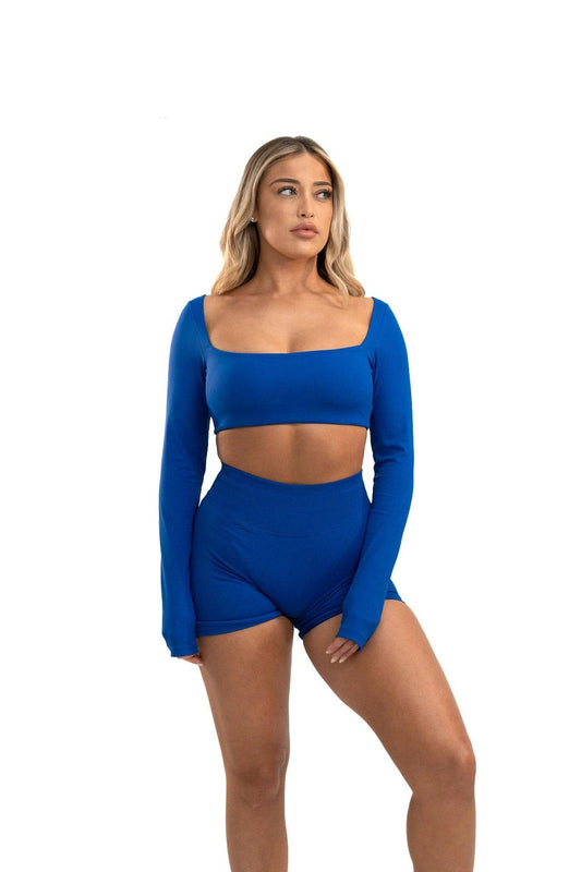 Evolve Long Sleeve Crop - Dusk - by devine co