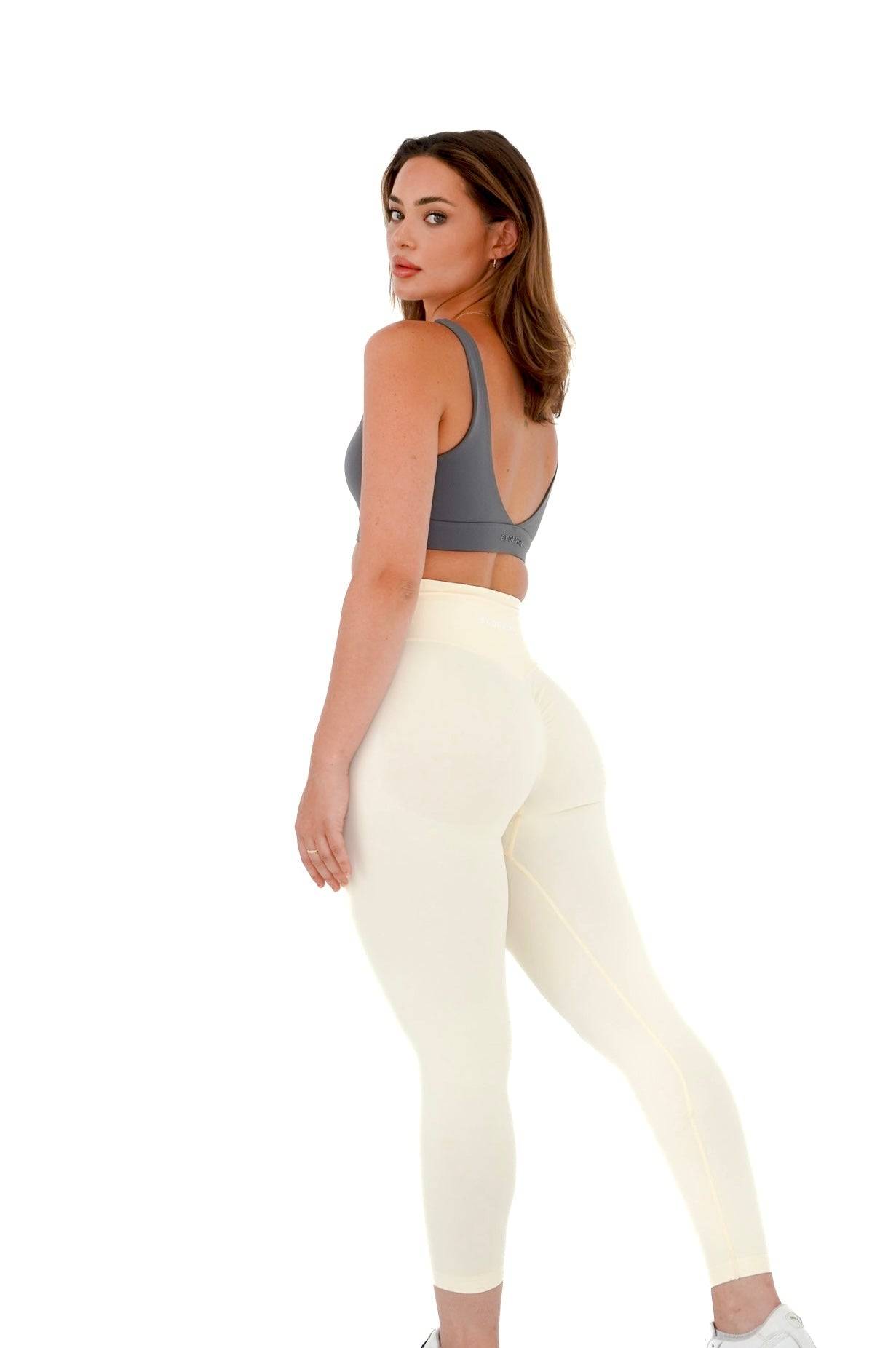 Seamless Sculpt Leggings - Buttercream - by devine co